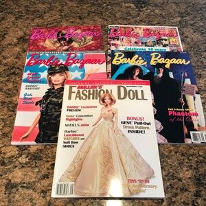 Barbie Bazaar Magazine Lot of 4 Plus Bonus Miller Magazine